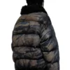 w-johns Pufferjacka i smutsig kamouflage-denim w-johns Pufferjacka i smutsig kamouflage-denim