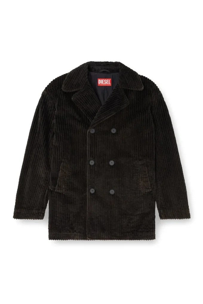 w-otis Peacoat i behandlad corduroy