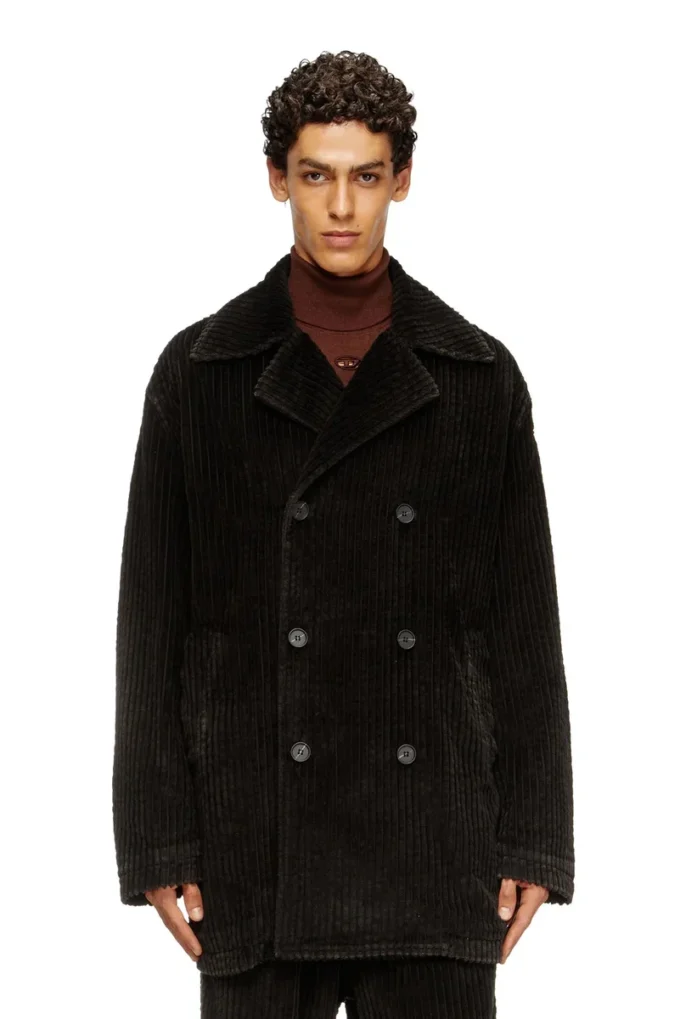 w-otis Peacoat i behandlad corduroy