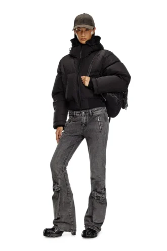 w-peyt-short-new-p1 Dunjacka med huva i skrynklig nylon