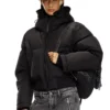 w-peyt-short-new-p1 Dunjacka med huva i skrynklig nylon
