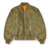 w-type-d1 Vadderad bomberjacka med Oval D-brodyr w-type-d1 Vadderad bomberjacka med Oval D-brodyr