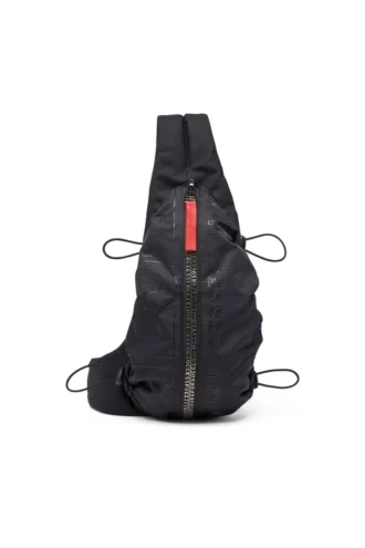 zip-d crossbody x Zip-D-Sling-väska i rutig jacquard
