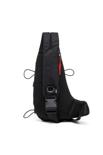 zip-d crossbody x Zip-D-Sling-väska i rutig jacquard