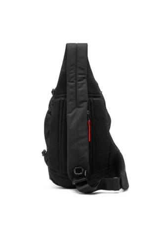 zip-d sling bag x Zip-D-Sling ryggsäck i rutig jacquardtyg