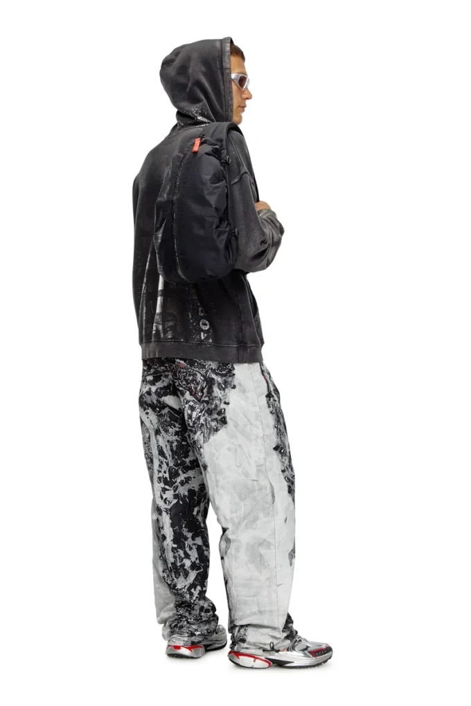 zip-d sling bag x Zip-D-Sling ryggsäck i rutig jacquardtyg zip-d sling bag x Zip-D-Sling ryggsäck i rutig jacquardtyg